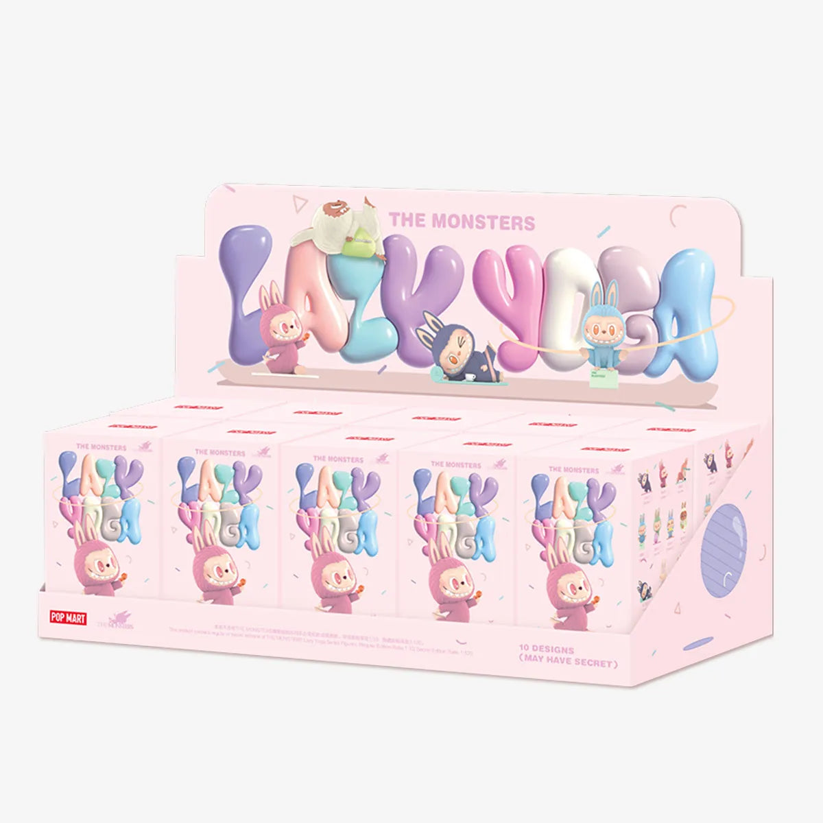 THE MONSTERS Labubu Lazy Yoga Series Figures