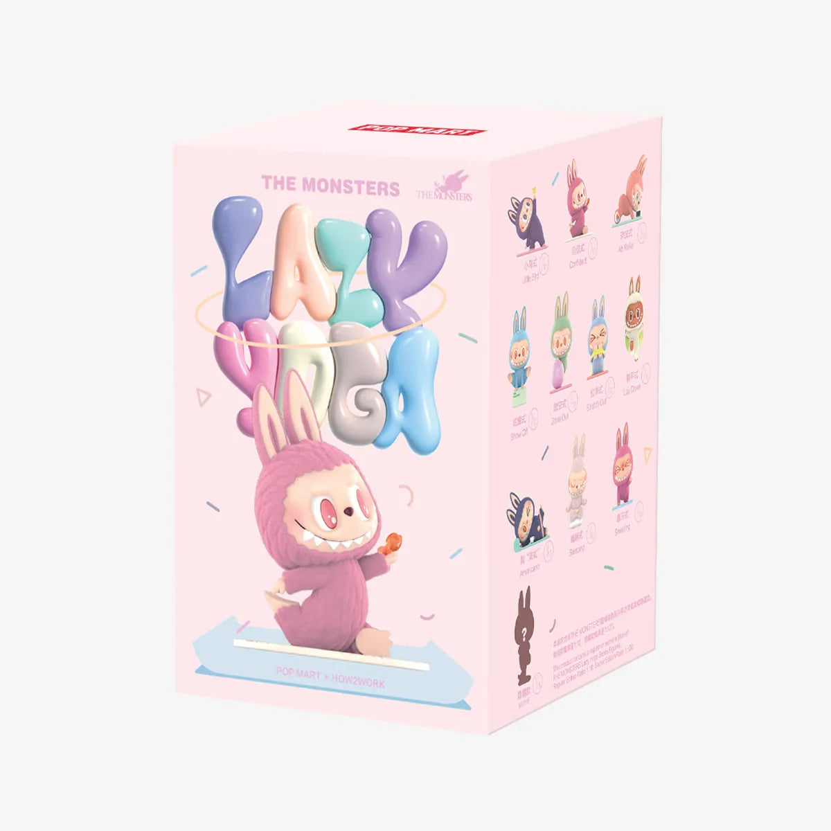 THE MONSTERS Labubu Lazy Yoga Series Figures