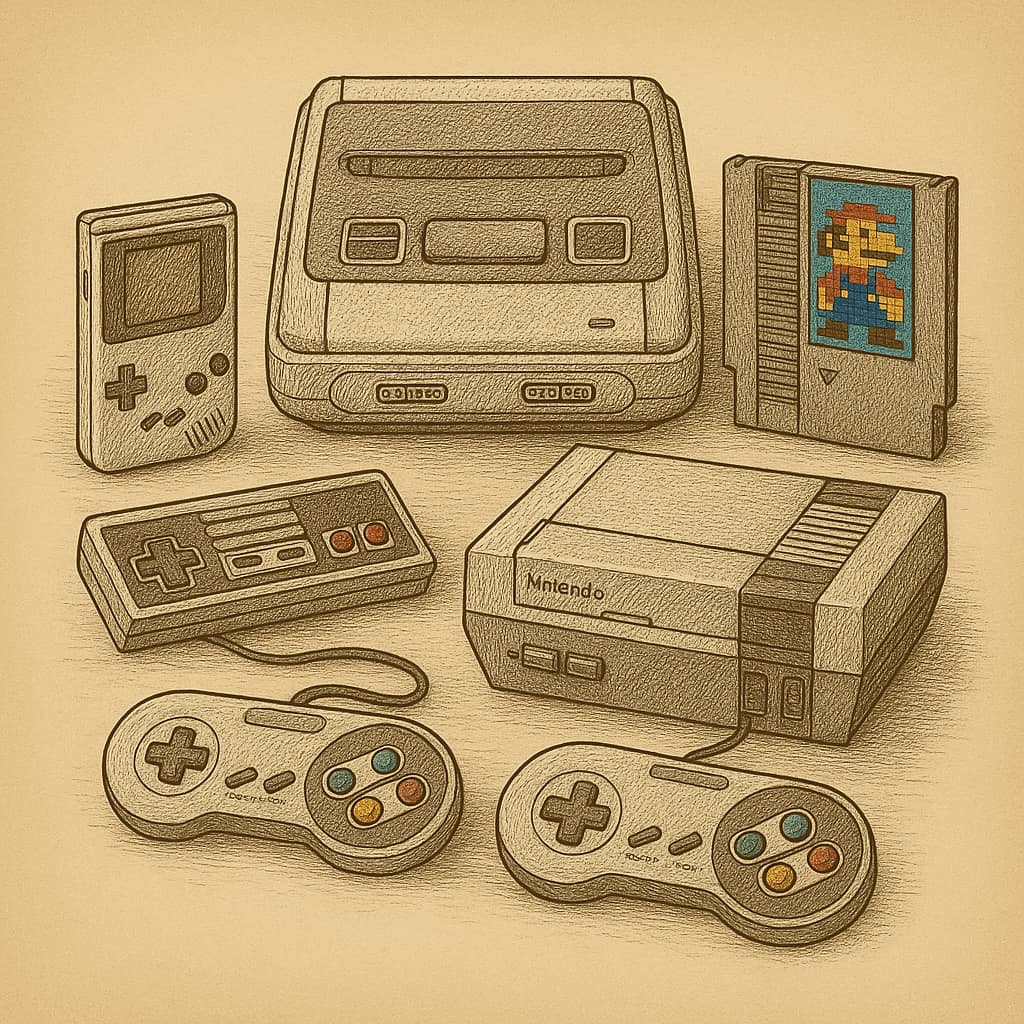 Accessoires Jeux Vidéo Rétro